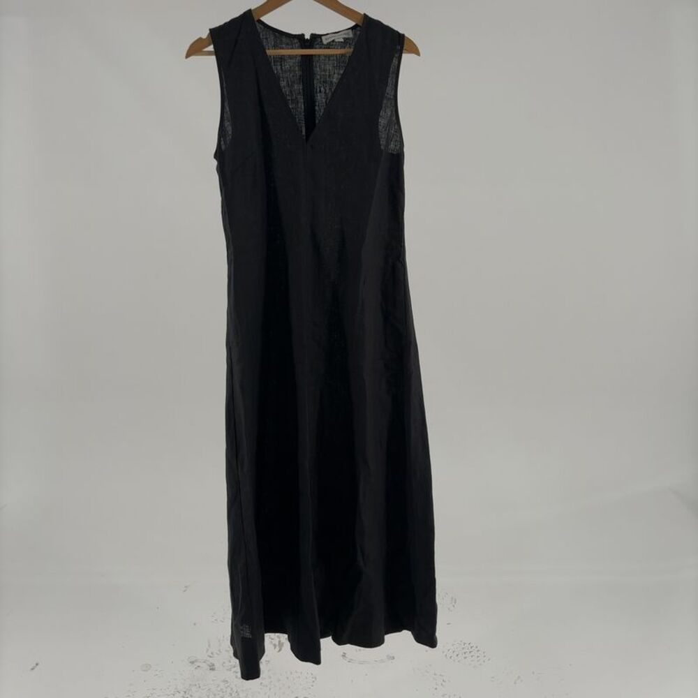 Banana Republic Linen V-Neck Maxi Dress